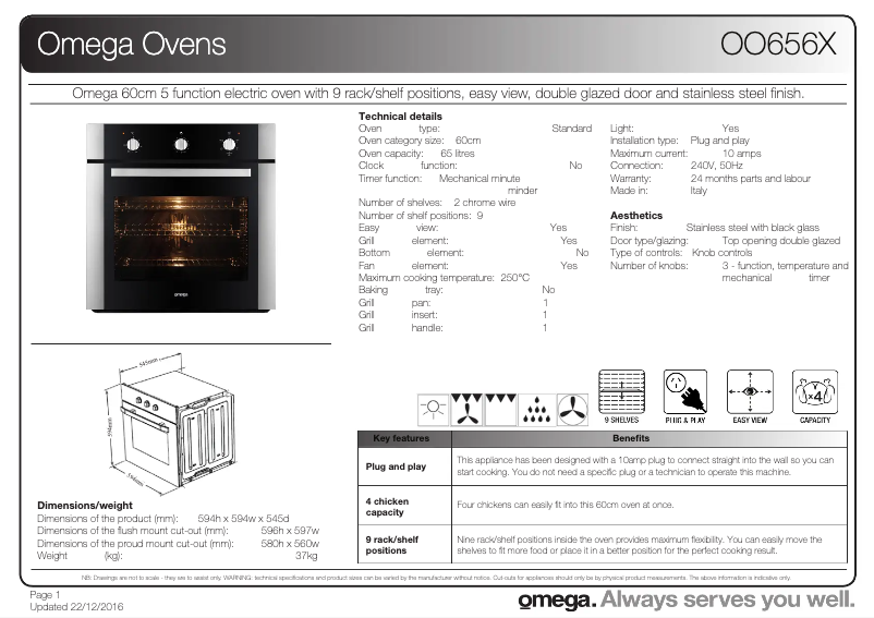 Image de la première page du manuel de l'appareil OO656X