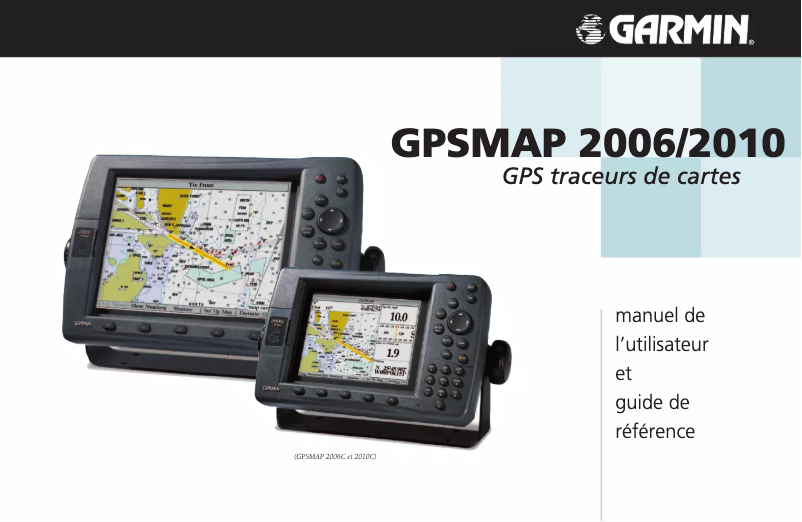 Page 1 de la notice Manuel utilisateur Garmin GPSMAP 2006