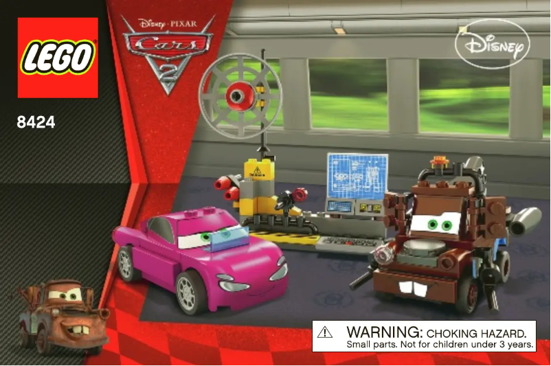 Page n°1 - Manuel utilisateur Lego Cars 8424