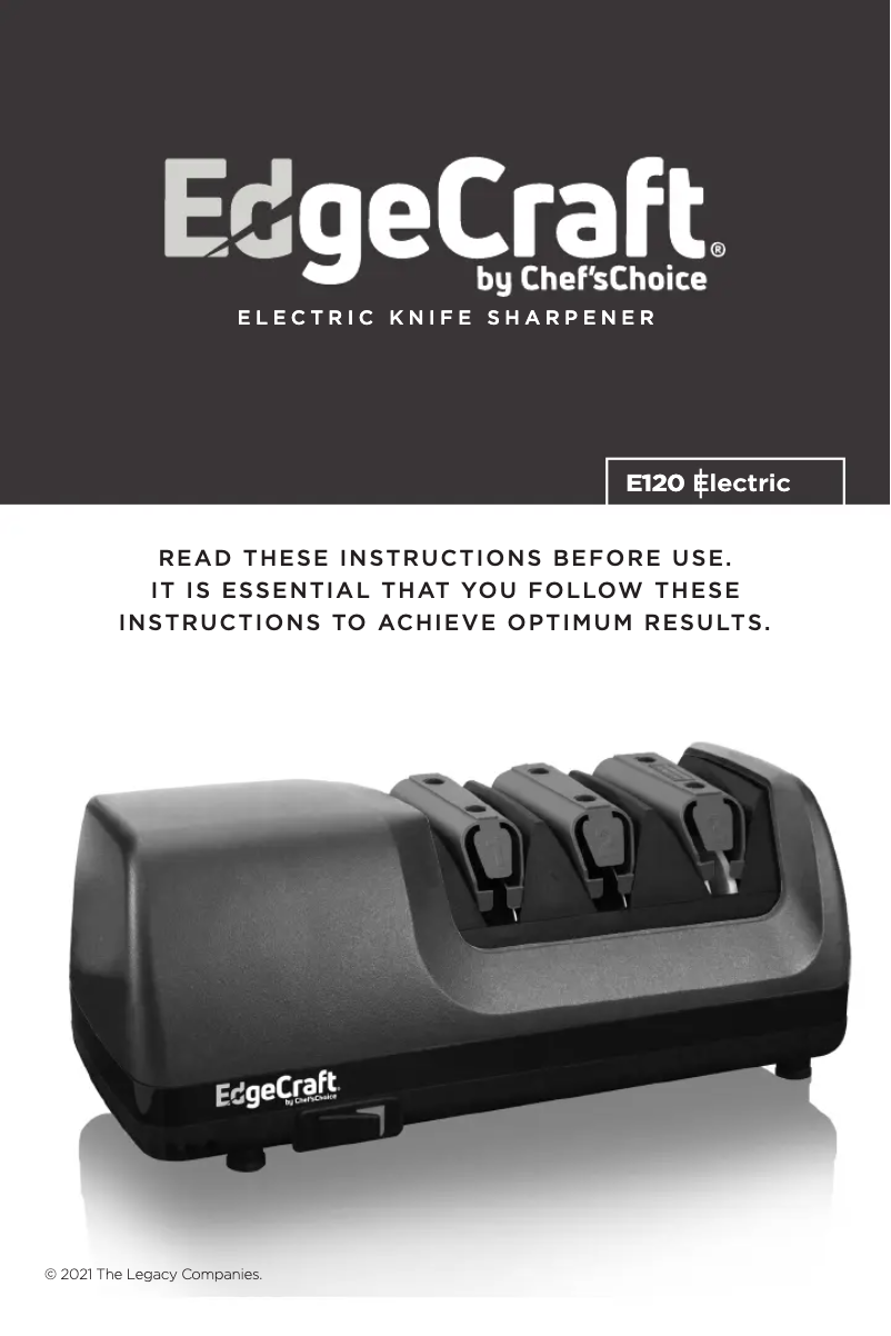Page n°1 - Manuel utilisateur EdgeCraft E120