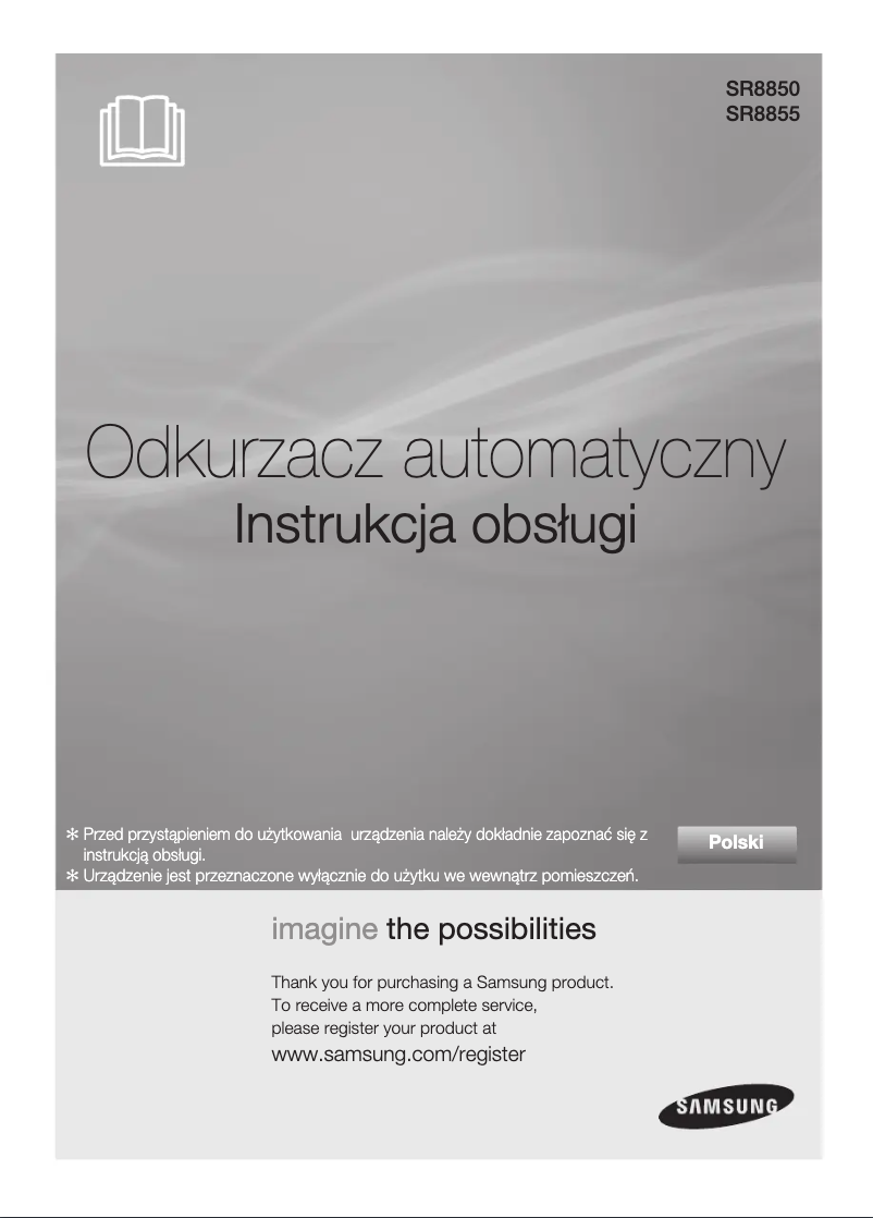 Page n°1 - Manuel utilisateur Samsung SR8855
