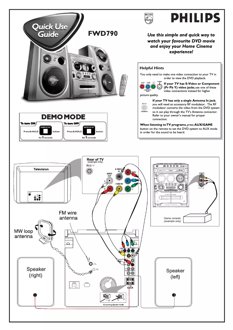 Image de la première page du manuel de l'appareil FWC270