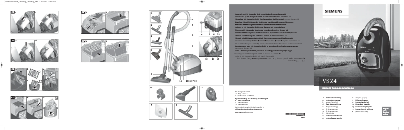Page n°1 - Manuel utilisateur Siemens VSZ4