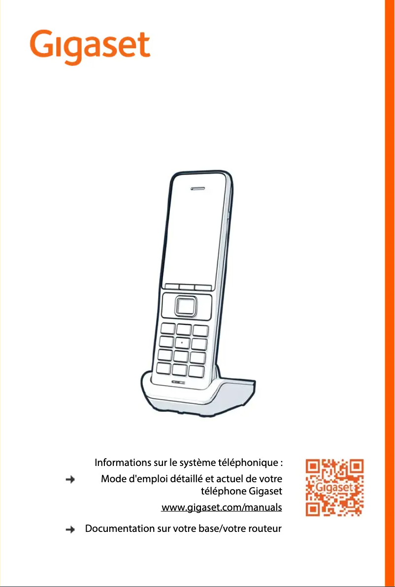 Page n°1 - Manuel utilisateur Gigaset Comfort 500HX