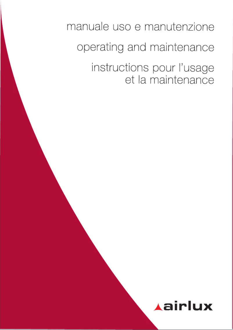 Page 1 de la notice Manuel utilisateur Airlux ATV63TBK