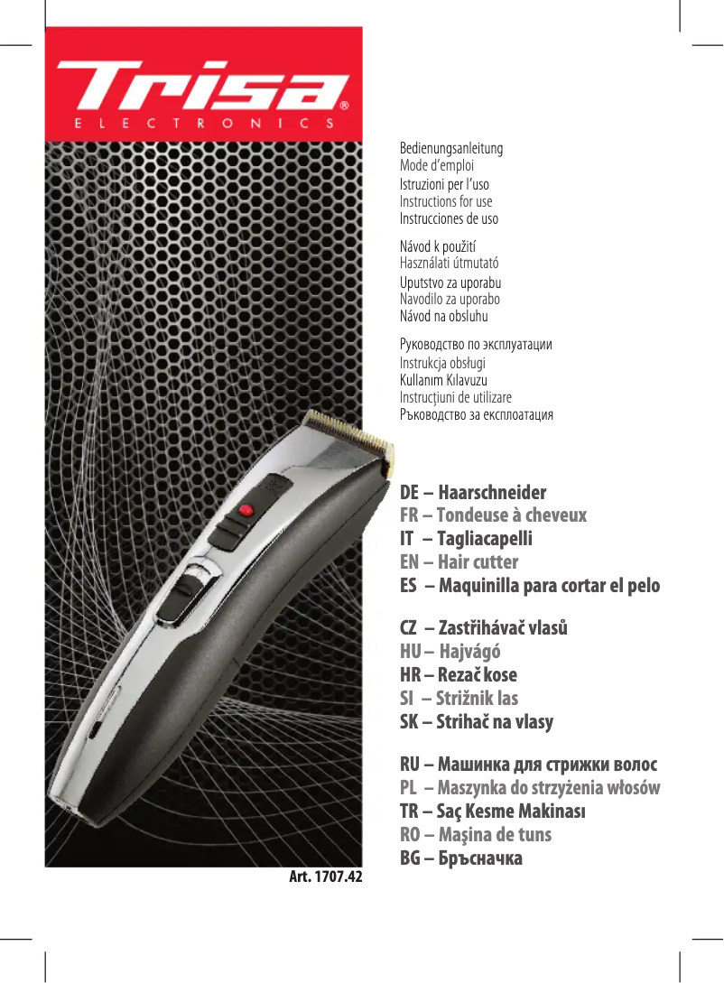 Page n°1 - Manuel utilisateur Trisa Power Cut