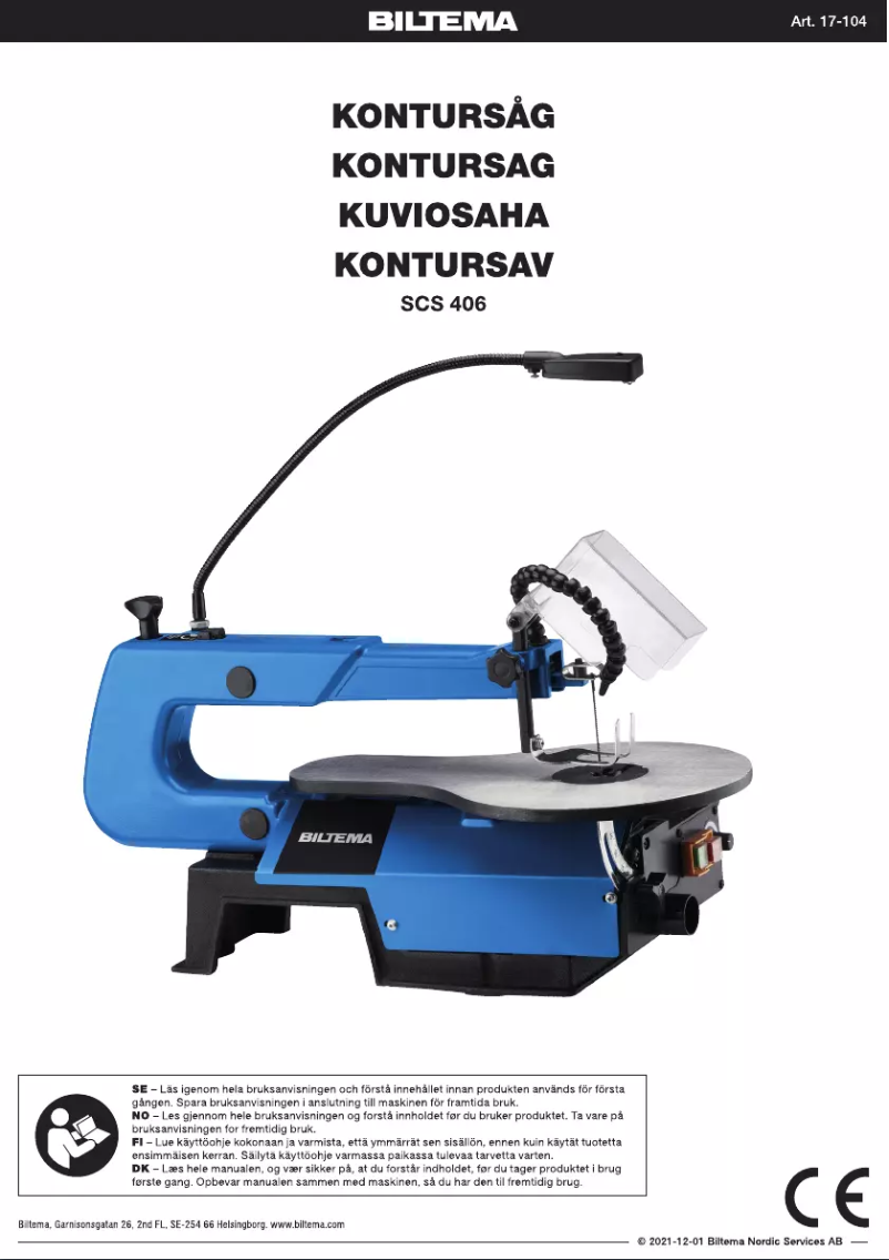 Image de la première page du manuel de l'appareil SCS 406