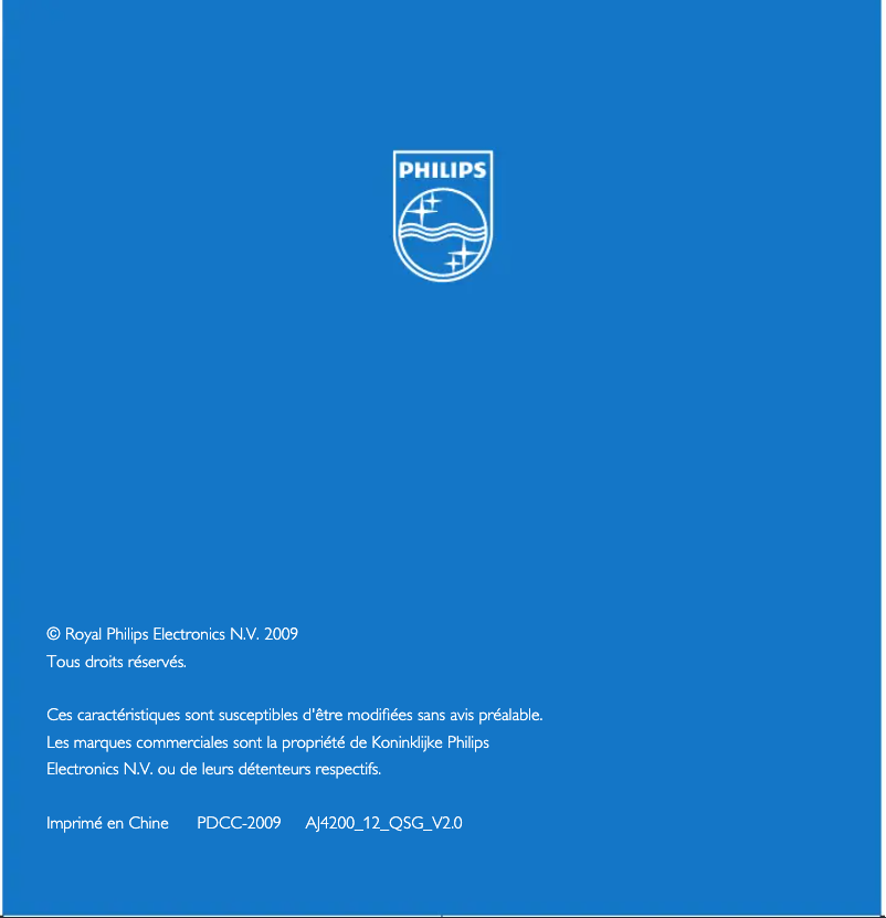 Imagen de la primera página del manual del dispositivo AJ4200