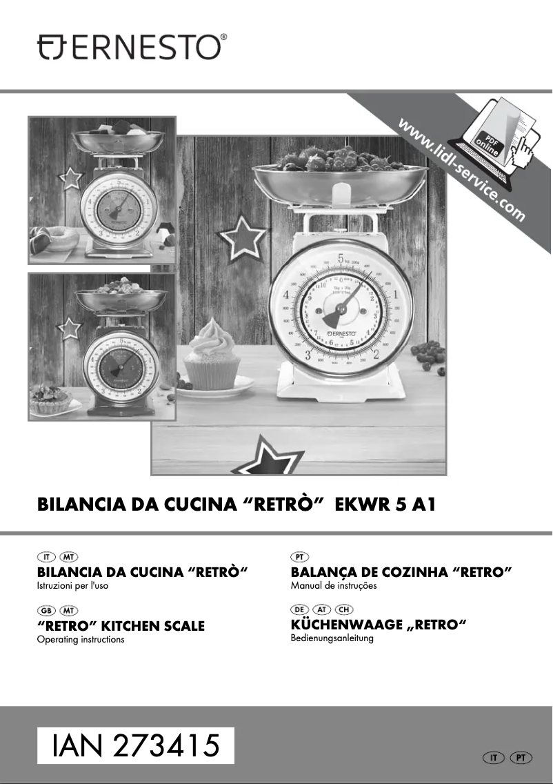 Page 1 de la notice Manuel utilisateur SilverCrest EKWR 5 A1