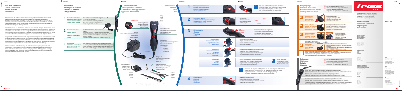 Page 1 of the manual User Manual Trisa Style Cut