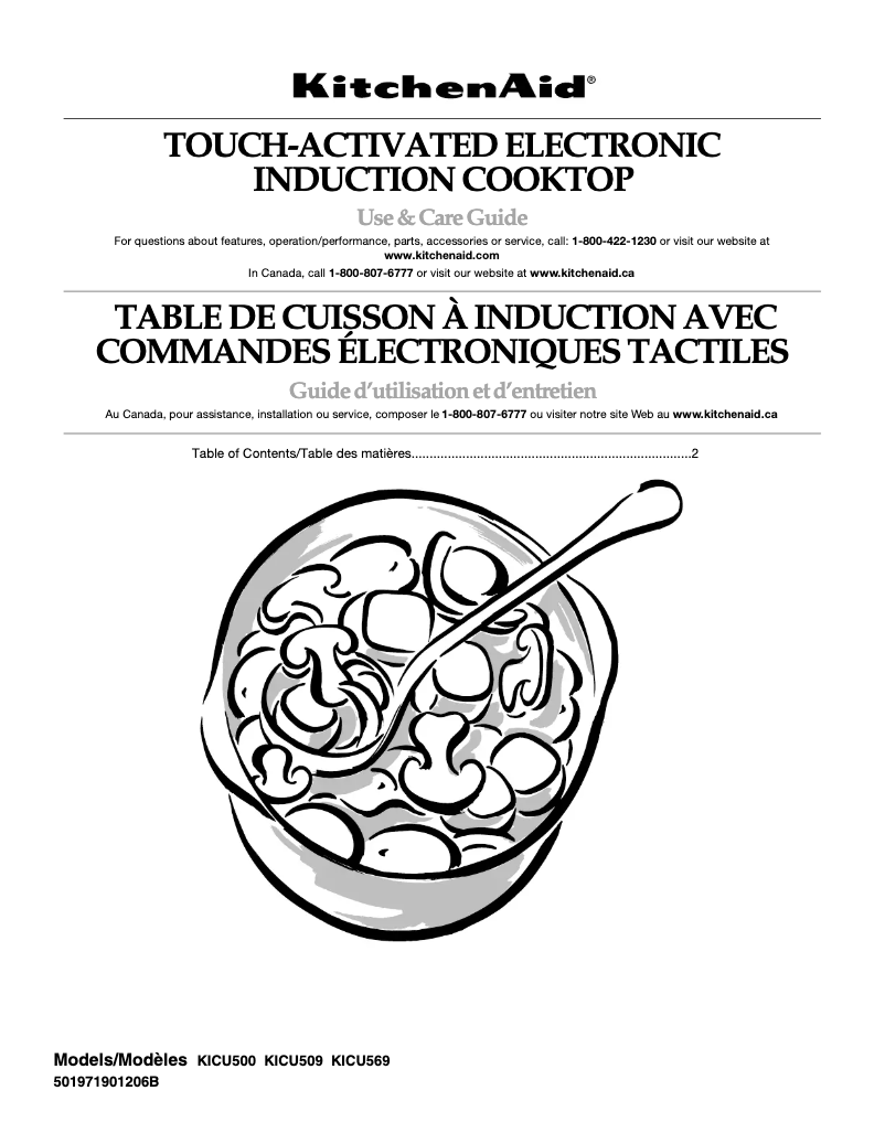 Página 1 del manual Manual de usuario KitchenAid Architect KICU569XSS