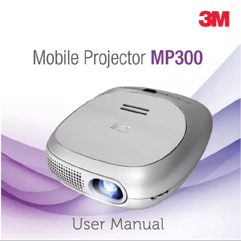 Page n°1 - Manuel utilisateur 3M MP300