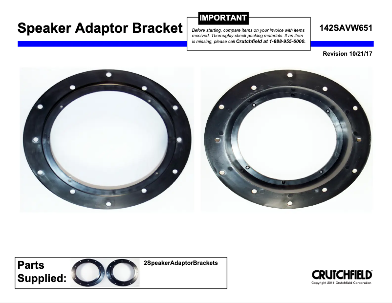 Page 1 de la notice Manuel utilisateur Scosche SAVW651