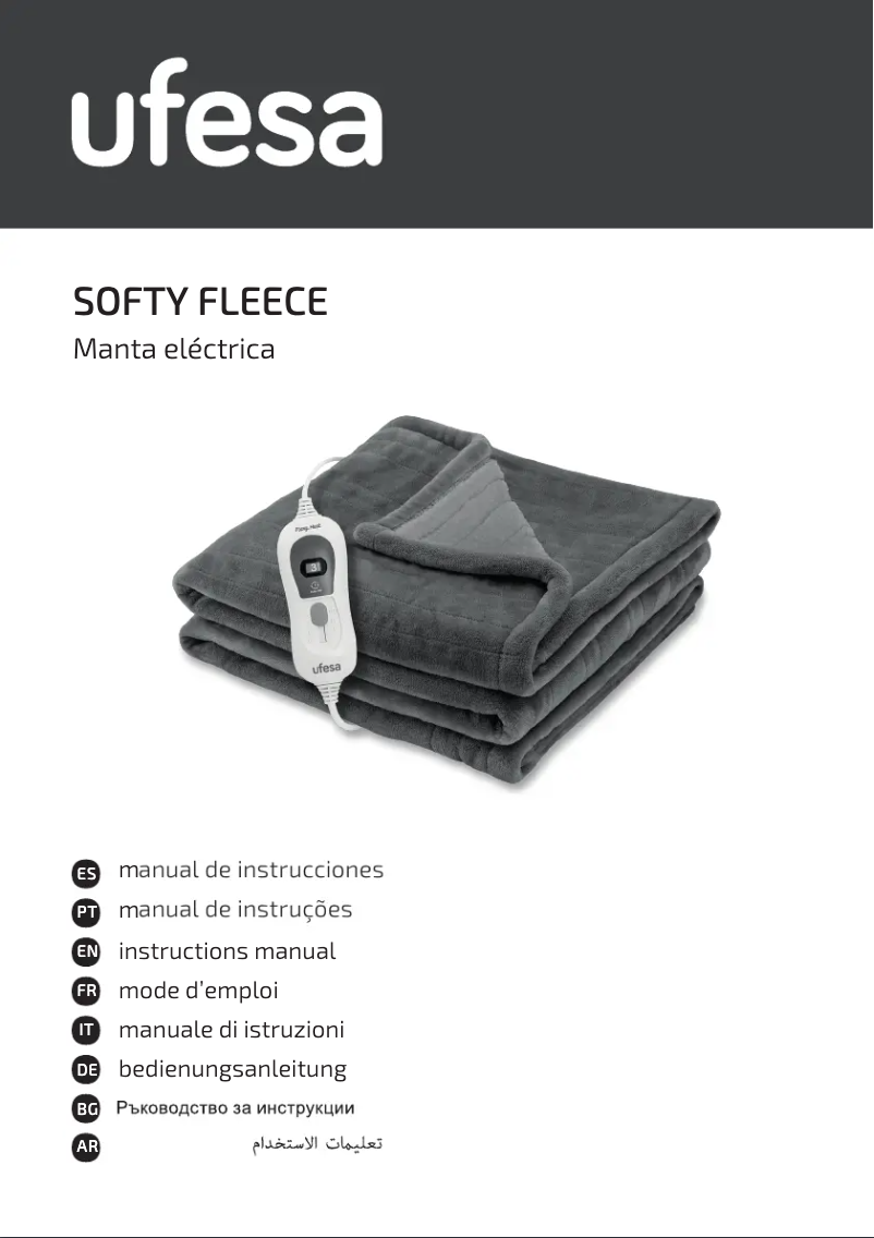 Page n°1 - Manuel utilisateur Ufesa Softy Fleece