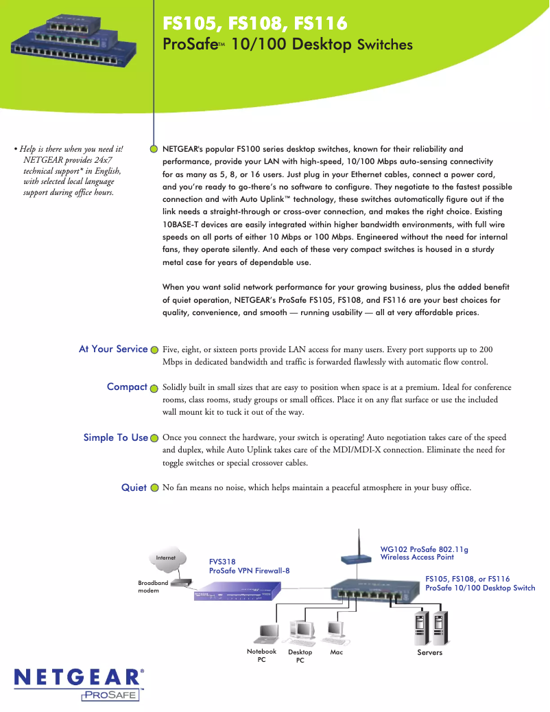 Image de la première page du manuel de l'appareil FS105