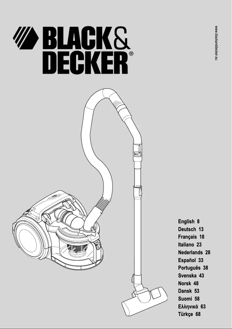 Page 1 de la notice Manuel utilisateur Black & Decker VO1700
