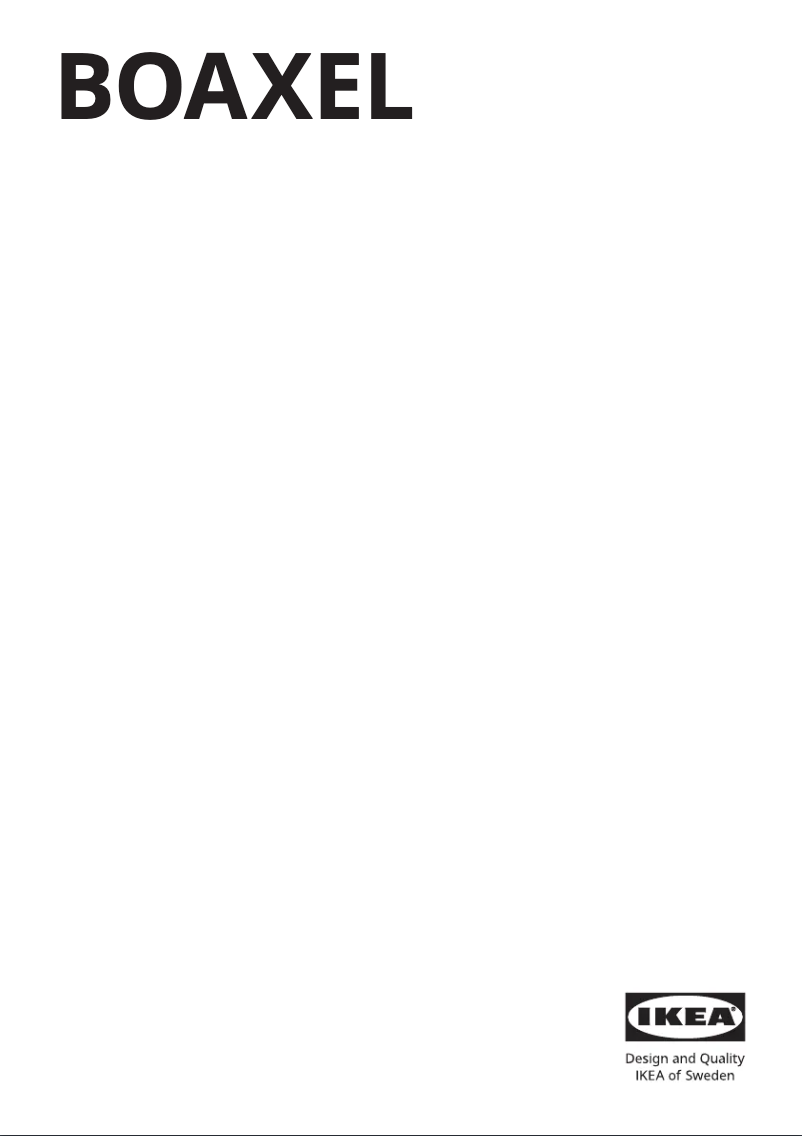 Image de la première page du manuel de l'appareil BOAXEL 805.760.79