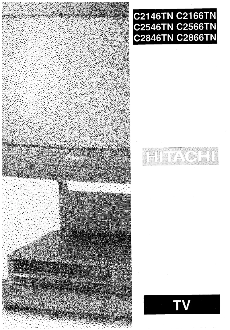 Page n°1 - Manuel utilisateur Hitachi C2166TN