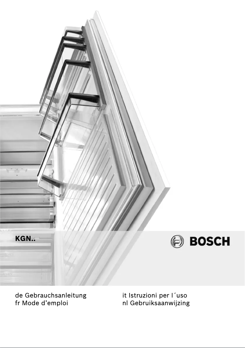 Page n°1 - Manuel utilisateur Bosch KGN46AW22