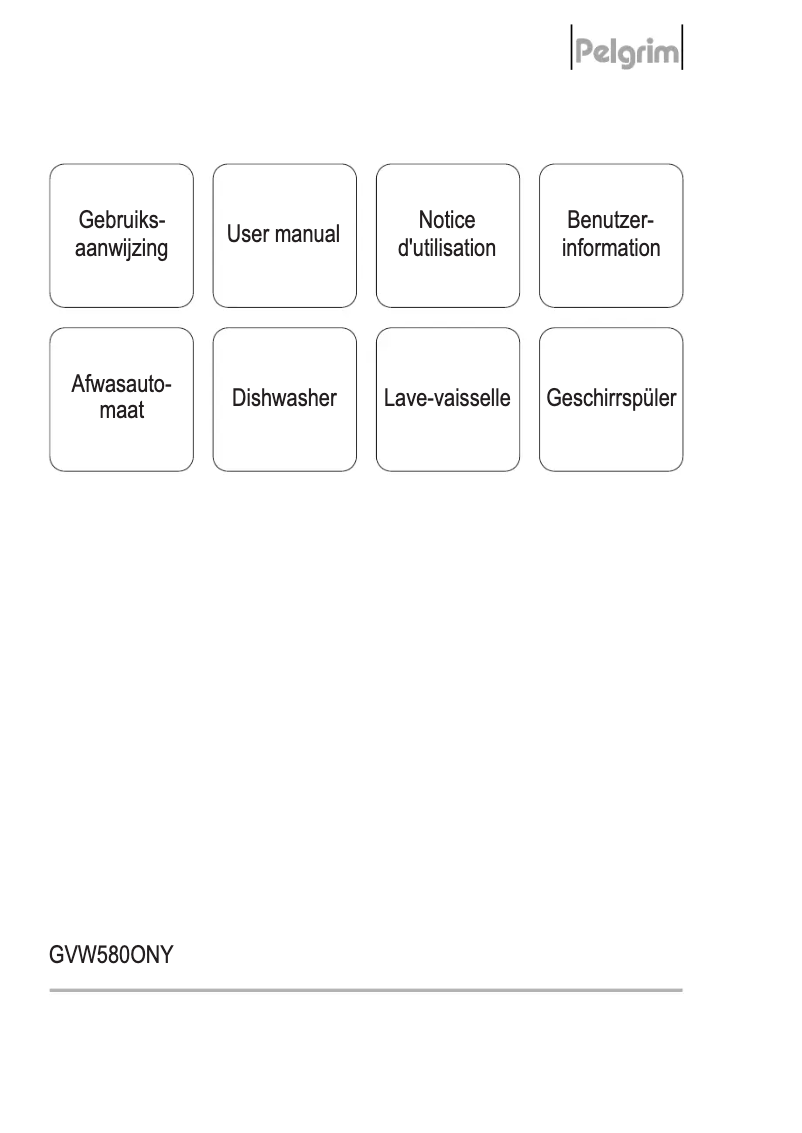 Image de la première page du manuel de l'appareil GVW580ONY