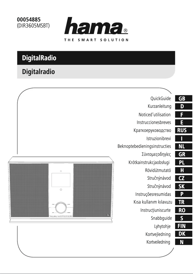 Page 1 de la notice Manuel utilisateur Hama DIR3605MSBT