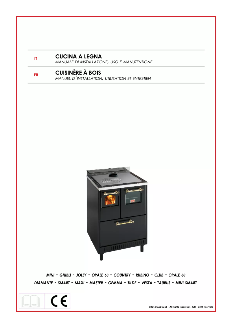 Page n°1 - Manuel utilisateur Cadel Opale 60