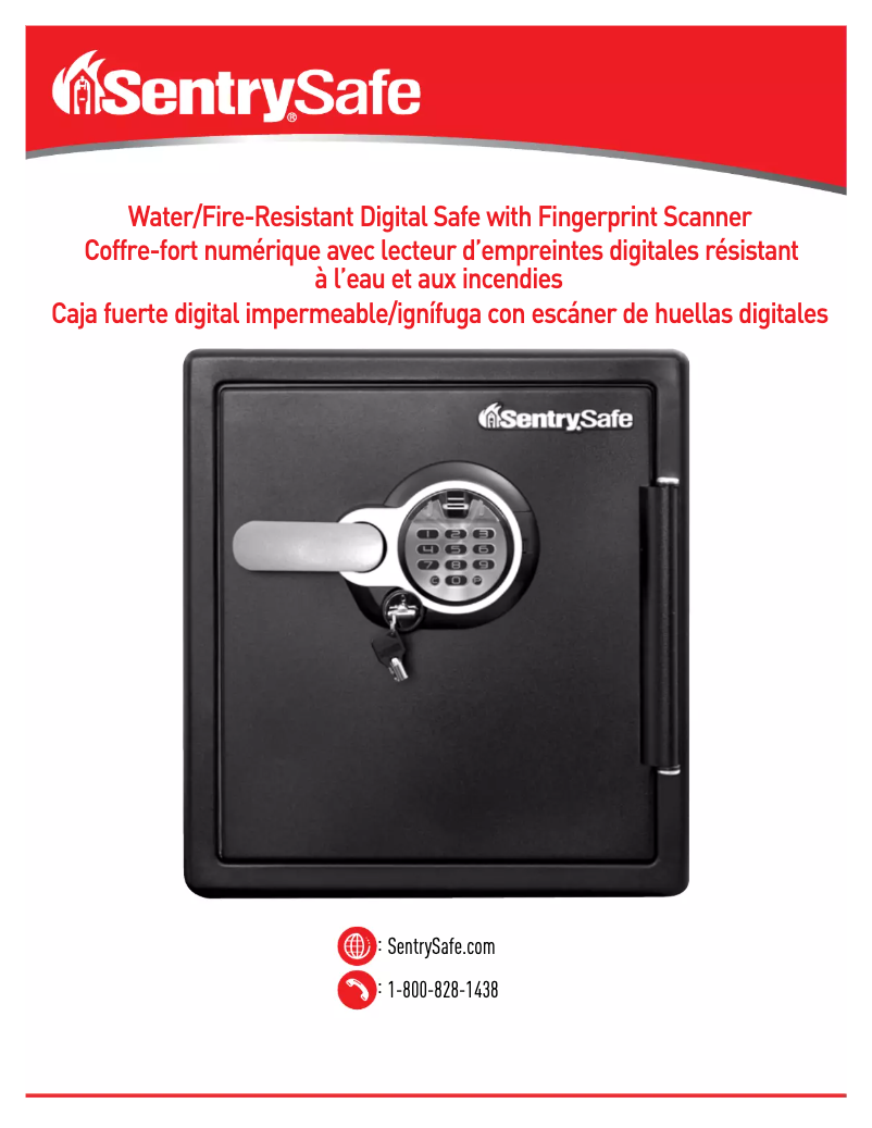 Page n°1 - Manuel utilisateur SentrySafe SFW123BUC