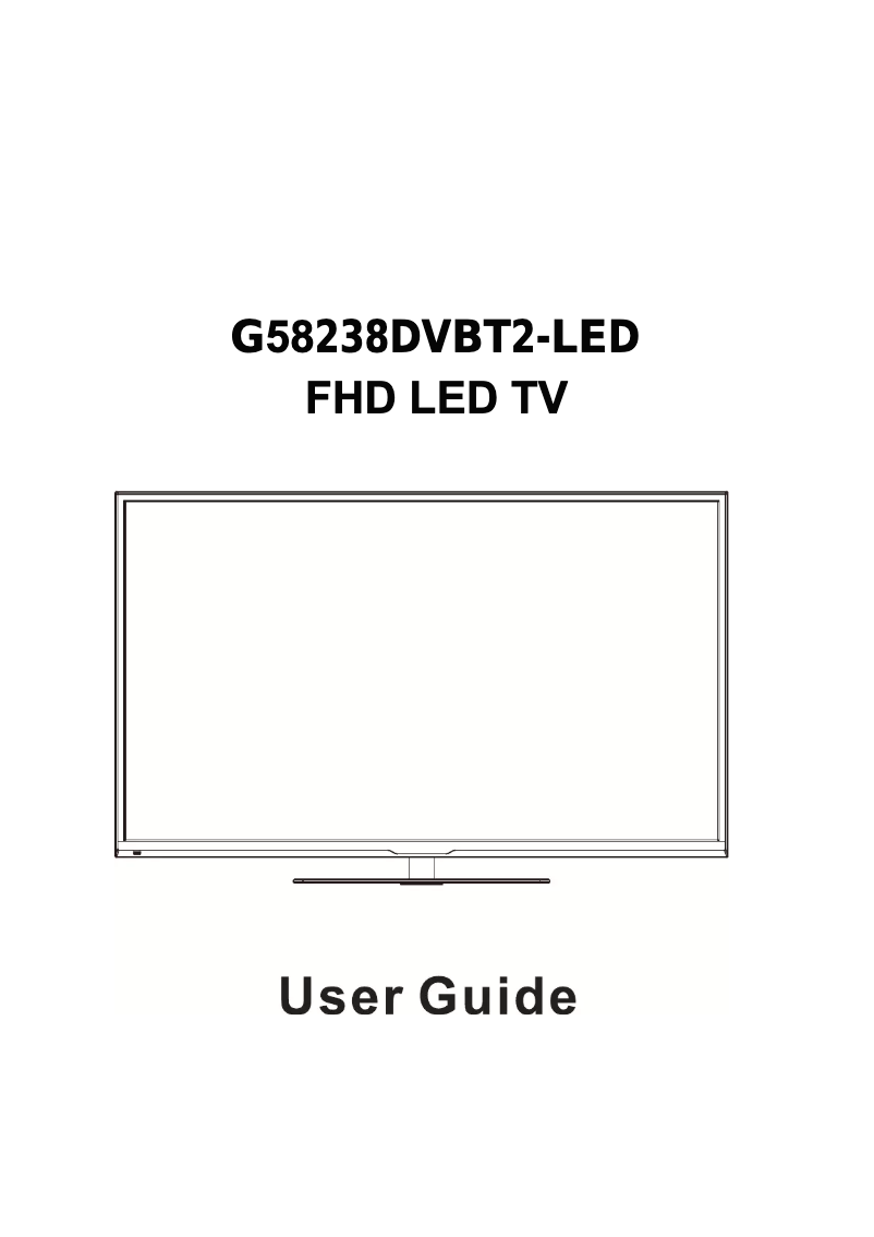 Página 1 del manual Manual de usuario Cello C58238DVBT2