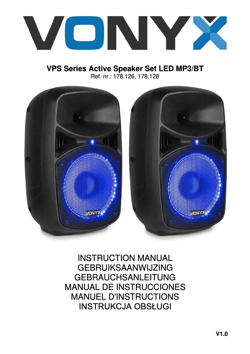 Imagen de la primera página del manual del dispositivo VPS082A