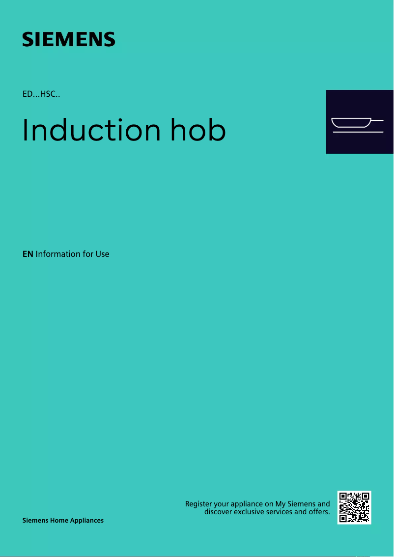 Page n°1 - Manuel utilisateur Siemens ED751HSC1E