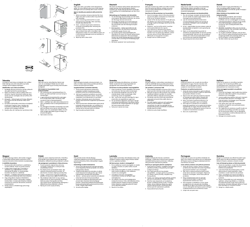 Página 1 del manual Manual de usuario Ikea ENHET 404.912.80