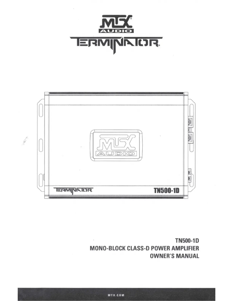 Image de la première page du manuel de l'appareil Terminator TN500-1D
