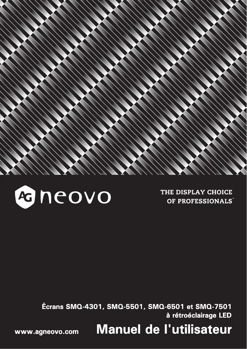 Image de la première page du manuel de l'appareil SMQ-7501