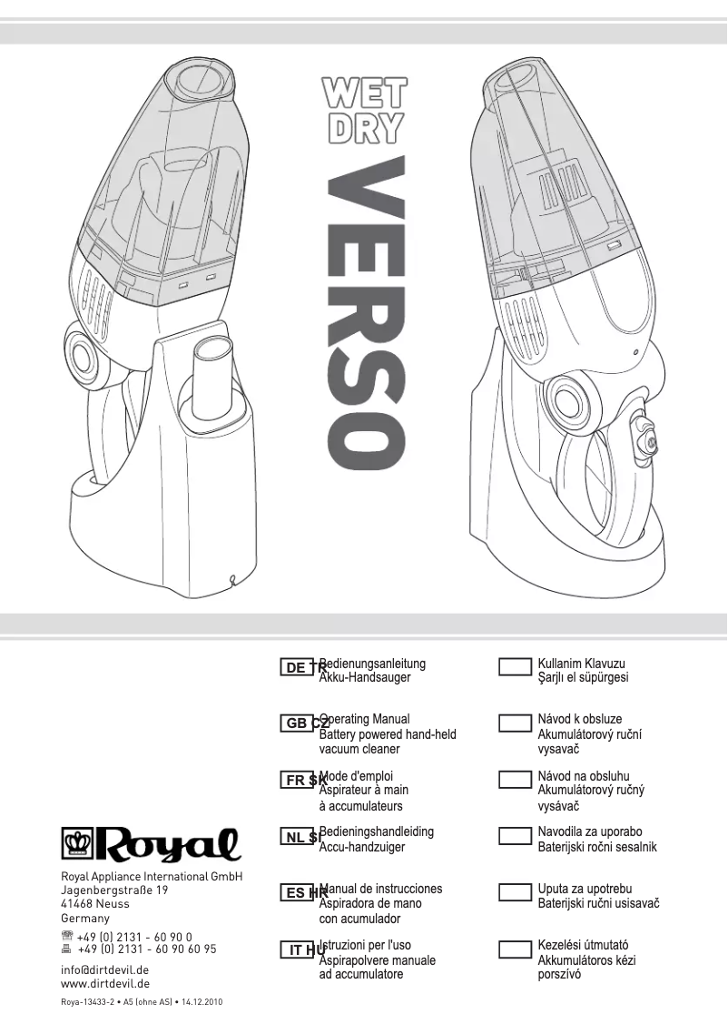 Image de la première page du manuel de l'appareil Verso M410
