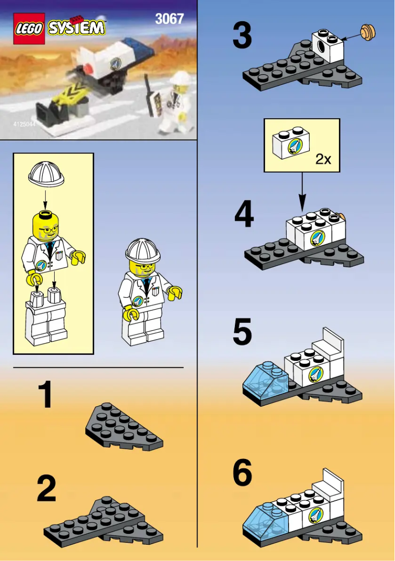Page 1 of the manual User Manual Lego REMOTE CONTROL ROCKET
