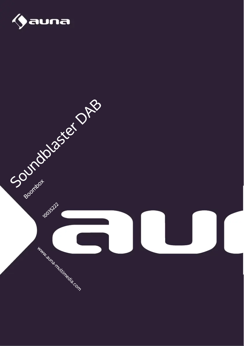 Page 1 de la notice Manuel utilisateur Auna Soundblaster