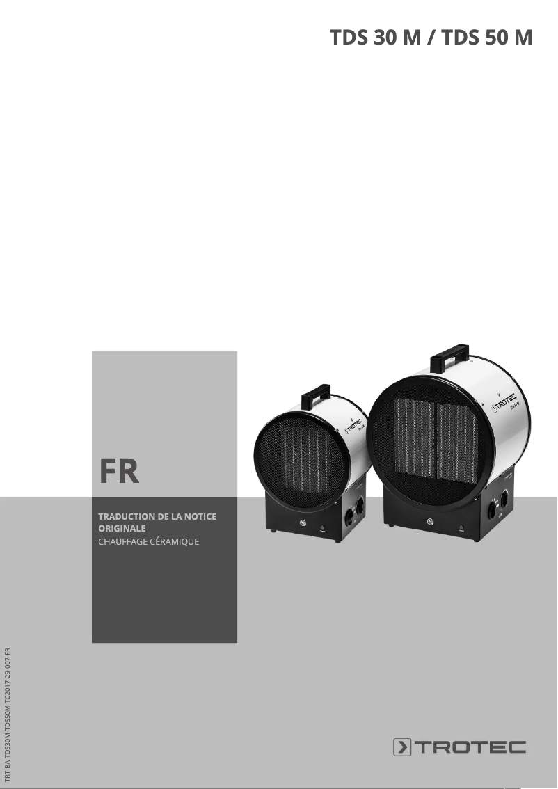 Página 1 del manual Manual de usuario Trotec TDS 50 M