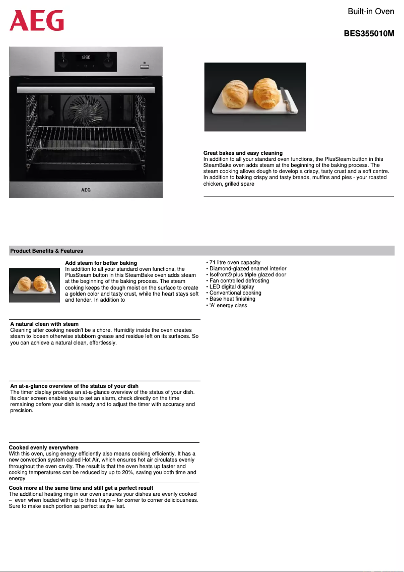 Image de la première page du manuel de l'appareil BES355010M