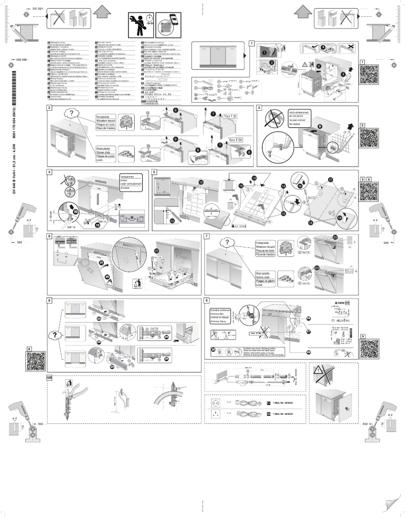 Page n°1 - Instructions / montage Neff S353ITX00E