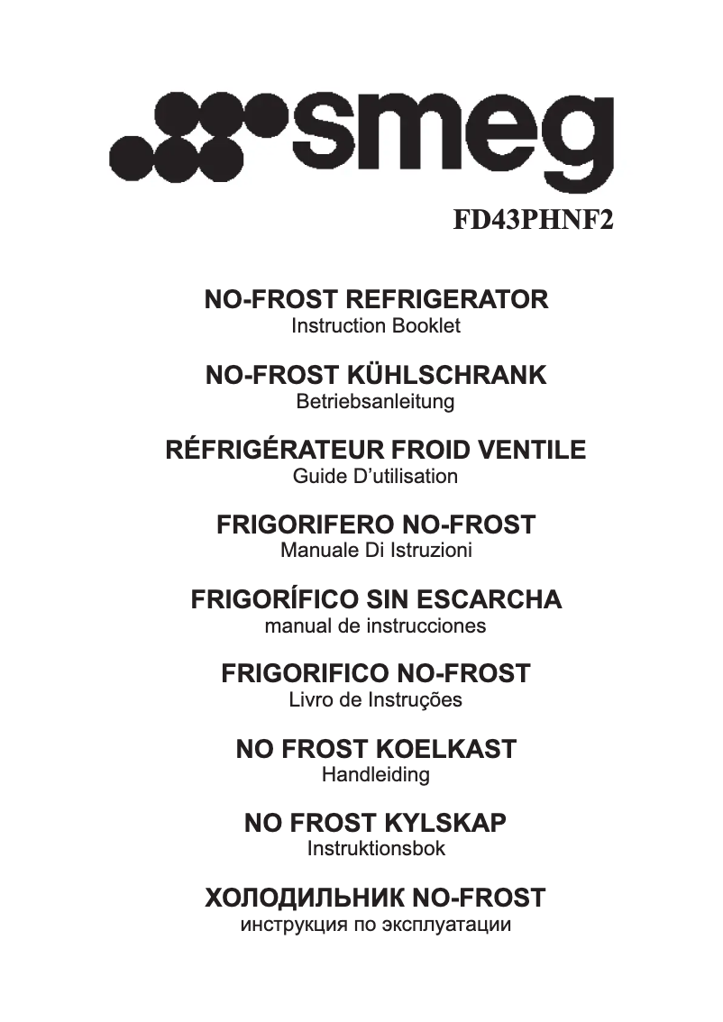 Image de la première page du manuel de l'appareil FD43PHNF2