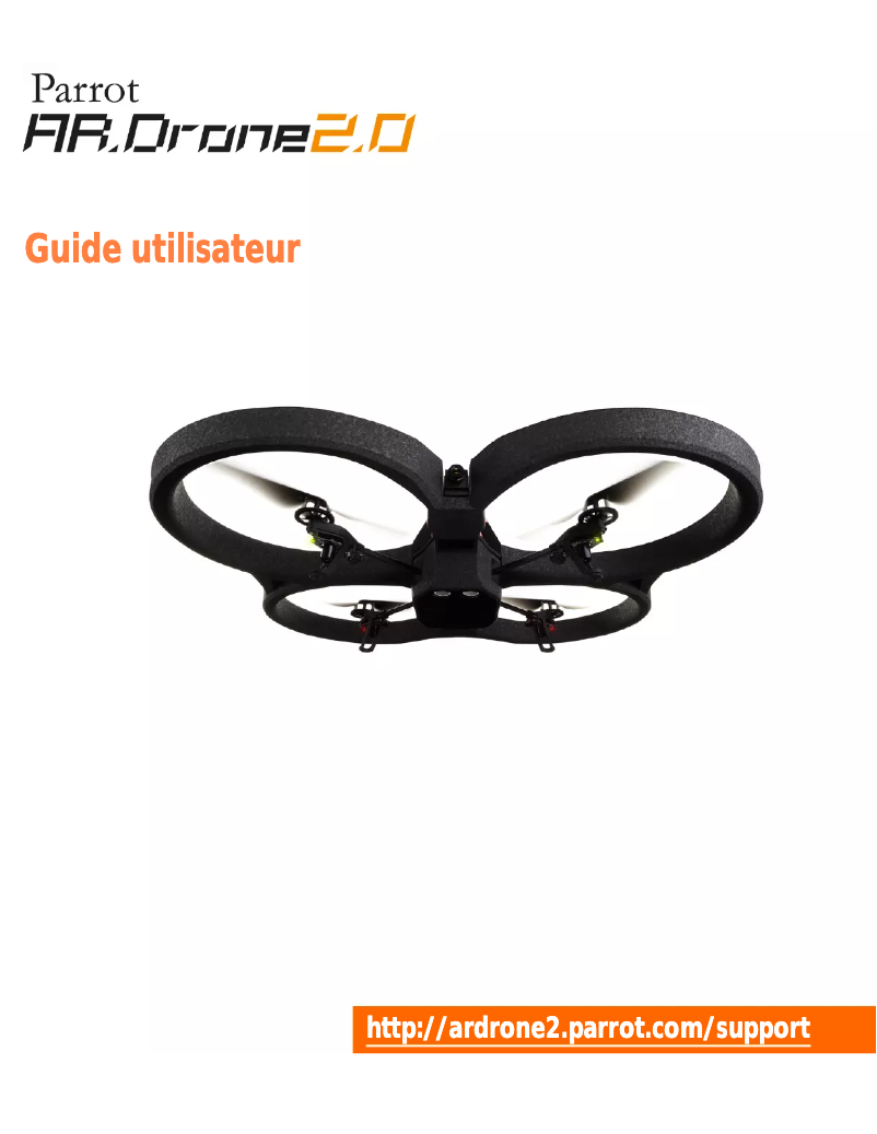 Image de la première page du manuel de l'appareil AR Drone 2.0