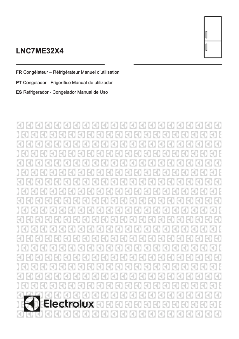 Page 1 de la notice Manuel utilisateur Electrolux LNC7ME32X4