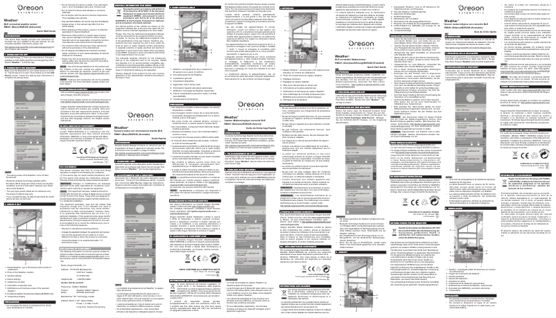Page 1 de la notice Manuel utilisateur Oregon Scientific EM221