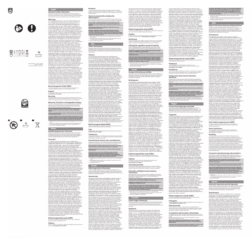 Image de la première page du manuel de l'appareil S3244