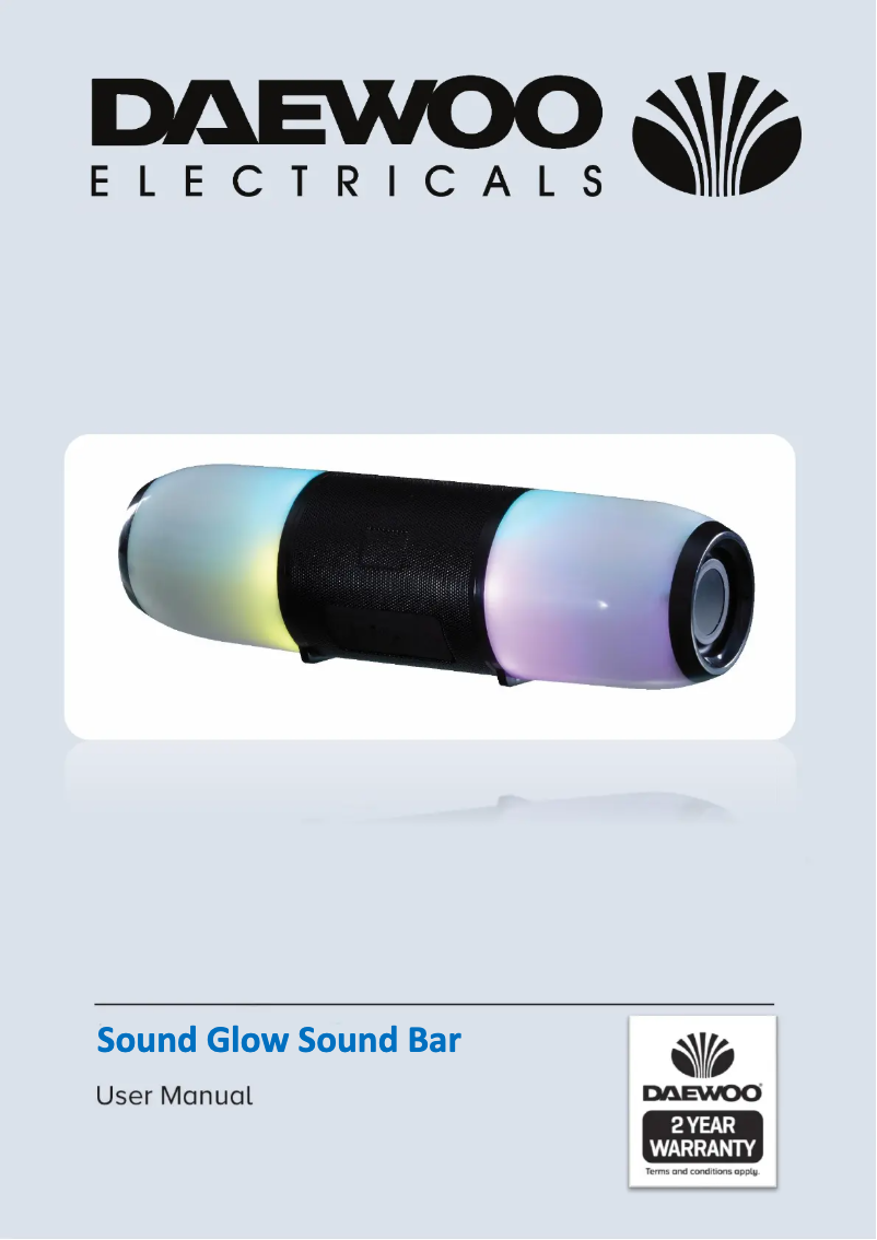 Page 1 de la notice Manuel utilisateur Daewoo AVS1407