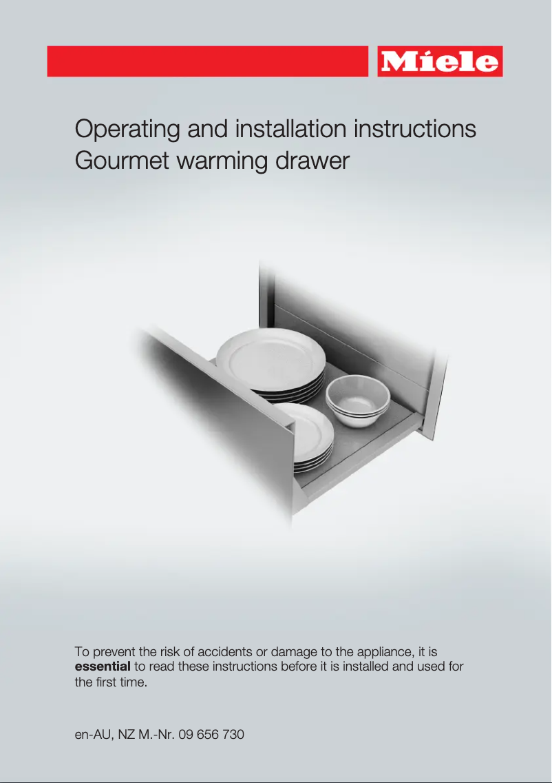 Image de la première page du manuel de l'appareil ESW 6214 GRGR