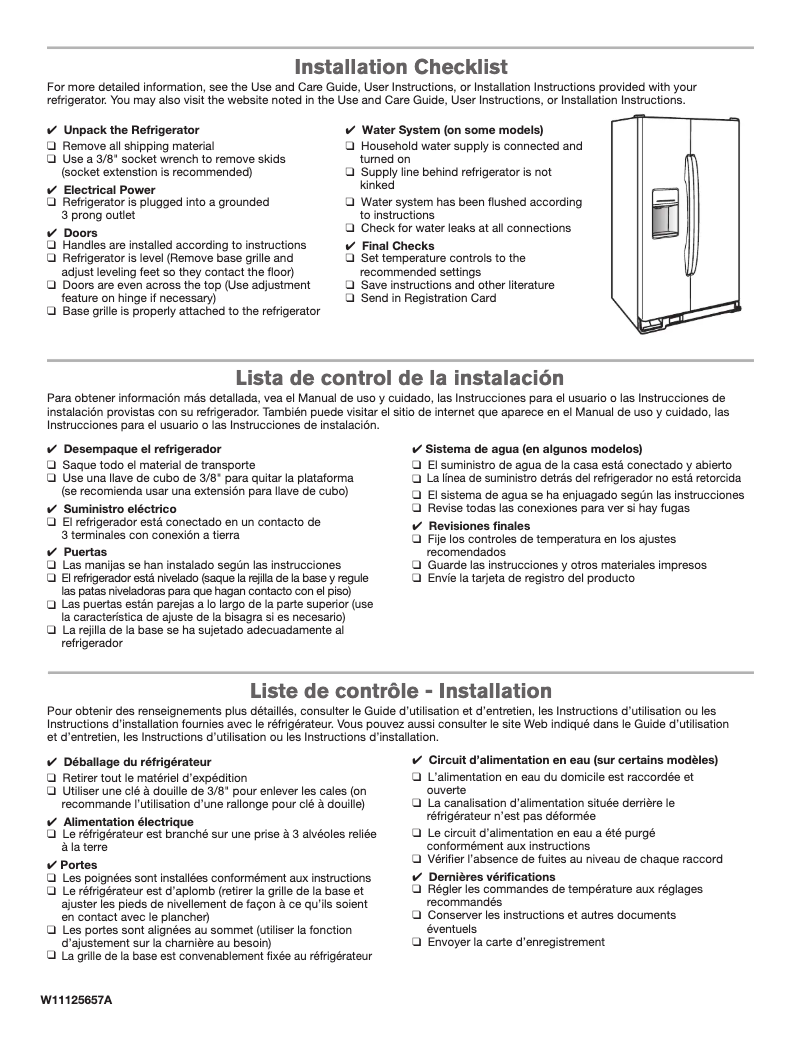 Page 1 de la notice Fiche technique Kenmore 51752