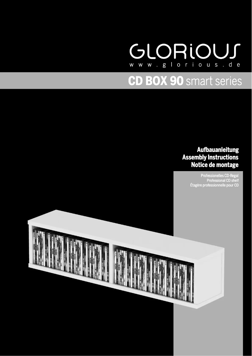 Page n°1 - Manuel utilisateur Glorious CD Box 90