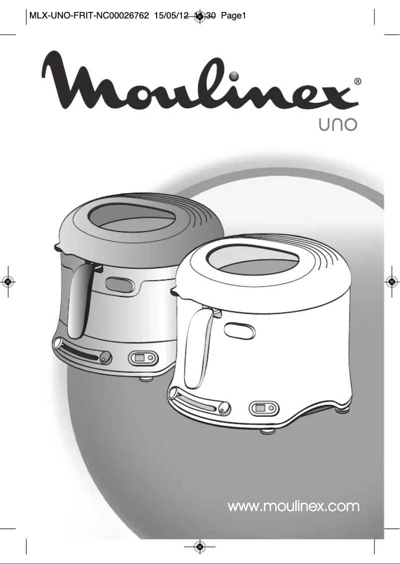 Page n°1 - Manuel utilisateur Moulinex AF129131