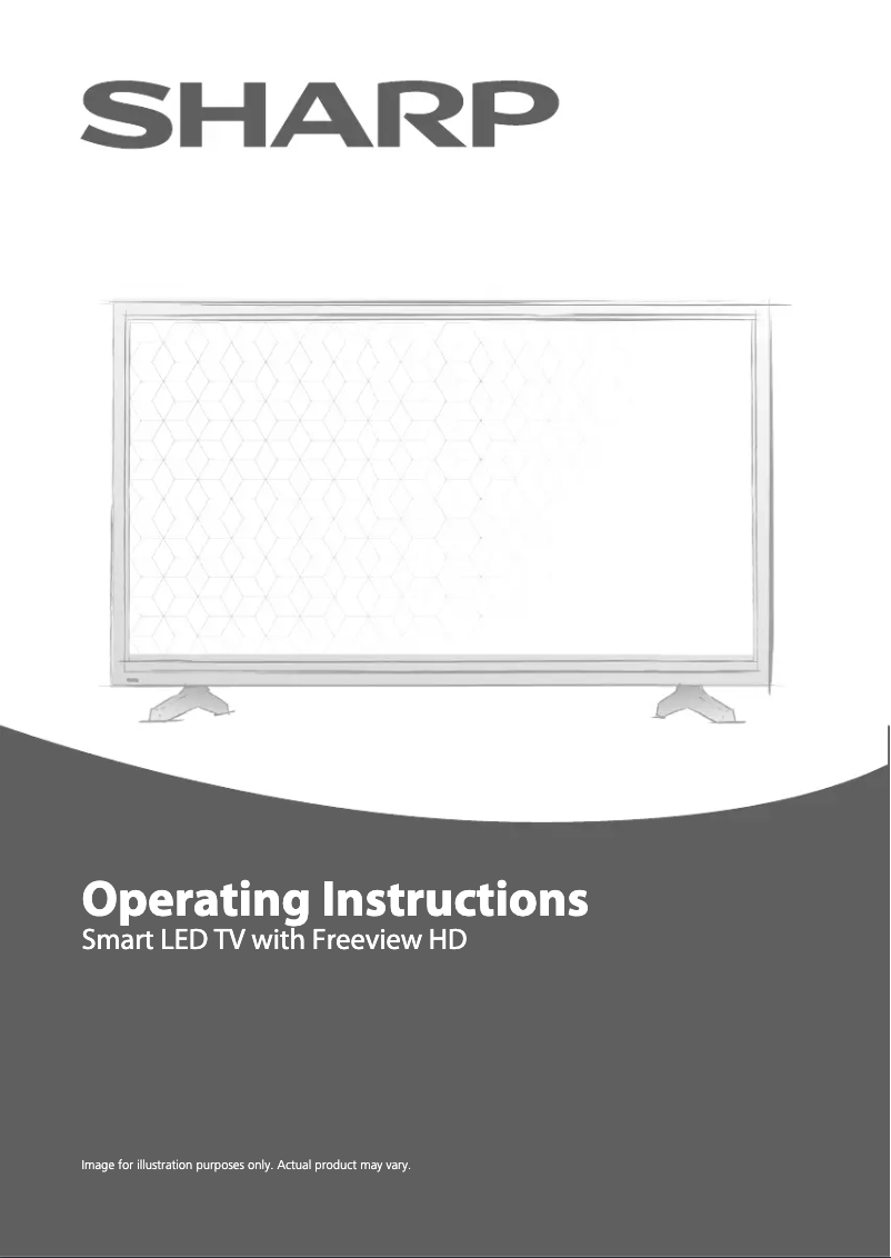 Page 1 de la notice Manuel utilisateur Sharp LC-24CHG6001K